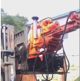 A big event! Can hydraulic tracked drilling trucks be loaded and unloaded with forklifts?